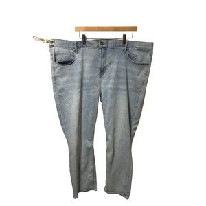 Old Navy Men’s Athletic Taper Lightwash Jeans 48x32 EUC